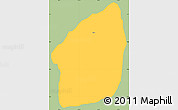 Savanna Style Simple Map of Chima, single color outside
