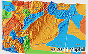 Political 3D Map of Medina