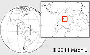 Blank Location Map of Medina, within the entire country