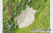 Shaded Relief Map of Medina, satellite outside