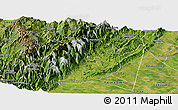 Satellite Panoramic Map of Medina