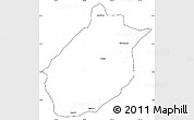 Blank Simple Map of Medina, cropped outside
