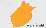 Political Simple Map of Medina, cropped outside