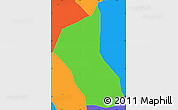 Political Simple Map of Sasaima