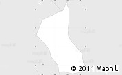 Silver Style Simple Map of Sasaima