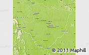 Physical Map of Miraflores