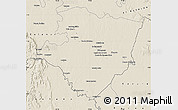 Shaded Relief Map of Miraflores