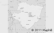 Silver Style Map of Miraflores