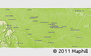 Physical Panoramic Map of Miraflores