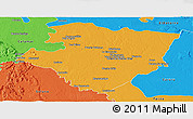 Political Panoramic Map of Miraflores