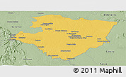 Savanna Style Panoramic Map of Miraflores