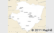 Classic Style Simple Map of Miraflores