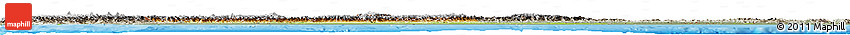 Physical Horizon Map of Colombia, semi-desaturated, land only