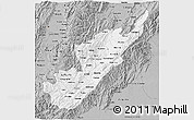 Gray 3D Map of Huila