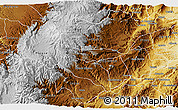 Physical 3D Map of La Argentina