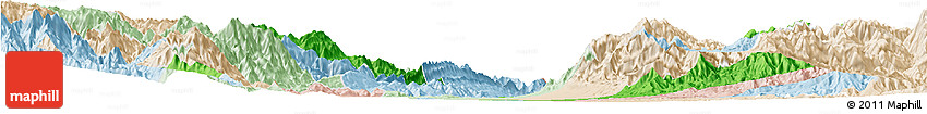 Political Horizon Map of Neiva, lighten