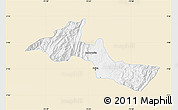 Classic Style Map of Neiva, single color outside