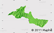 Political Map of Neiva, cropped outside