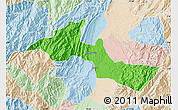 Political Map of Neiva, lighten