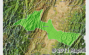 Political Map of Neiva, satellite outside