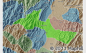 Political Map of Neiva, semi-desaturated