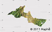 Satellite Map of Neiva, cropped outside