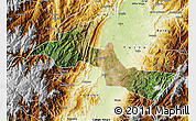 Satellite Map of Neiva, physical outside
