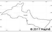 Blank Simple Map of Neiva, cropped outside