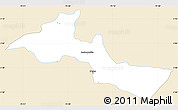 Classic Style Simple Map of Neiva, single color outside