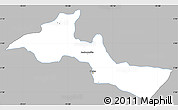 Gray Simple Map of Neiva, single color outside