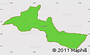 Political Simple Map of Neiva, cropped outside