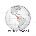 Outline Map of Pitalito