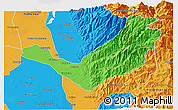 Political 3D Map of Aracataca