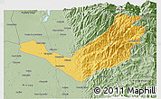 Savanna Style 3D Map of Aracataca