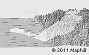Gray Panoramic Map of Aracataca