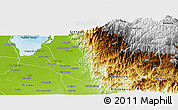 Physical Panoramic Map of Aracataca