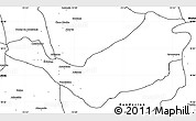 Blank Simple Map of Aracataca