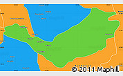 Political Simple Map of Aracataca