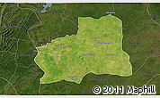 Satellite 3D Map of Plato, darken