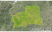 Satellite 3D Map of Plato, semi-desaturated