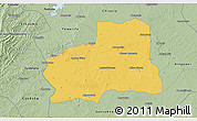 Savanna Style 3D Map of Plato