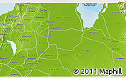 Physical 3D Map of Remolino