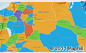Political 3D Map of Remolino