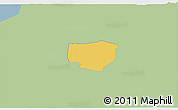 Savanna Style 3D Map of Remolino, single color outside
