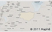 Shaded Relief 3D Map of Remolino, semi-desaturated