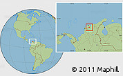 Savanna Style Location Map of Remolino