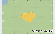 Savanna Style Map of Remolino, single color outside