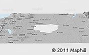 Gray Panoramic Map of Remolino