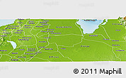 Physical Panoramic Map of Remolino