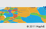 Political Panoramic Map of Remolino
